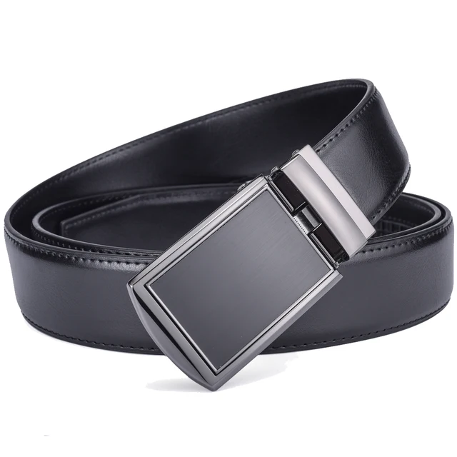 Nouveau Design De Ceinture &agrave; Boucle Automatique Pour Hommes Ceintures En Cuir Fe