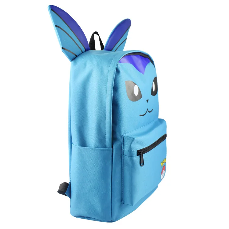 Pocket Monster Pokemon Umbreon eevee Leafeon Sylveon, рюкзак в форме уха, мультяшная Холщовая Сумка на плечо, 14 стилей