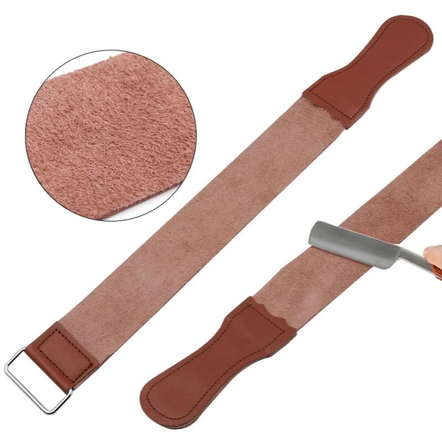 Leather Honing Stropping Belt with Compound