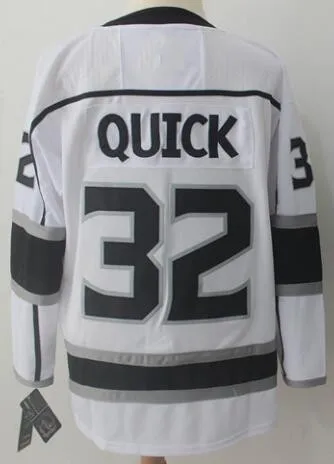 Мужские футболки Anze Kopitar Jonathan Quick Jeff Carter Drew Doughty Dylan Larkin Henrik Zetterberg Justine Abdelkader - Цвет: Черный