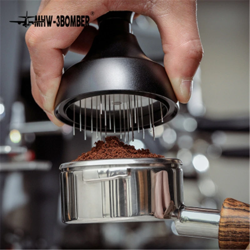 Barista Manual Coffee Tamper Tool Needle Type Espresso Coffee Distributor