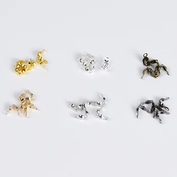 

200Pcs/Lot Necklace Chain Connector Clasp Ball Chain Crimps End Beads Caps For Handmade DIY Jewelry Chains Making