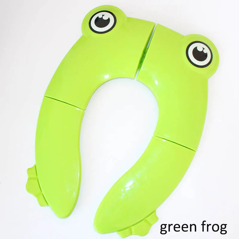 green frog 1 шт., детский нескользящий коврик для горшка, портативный, для младенцев, малышей, для унитаза, для обучения, чехол для сиденья, подушка для детского горшка, Подушка для стула - Цвет: green frog
