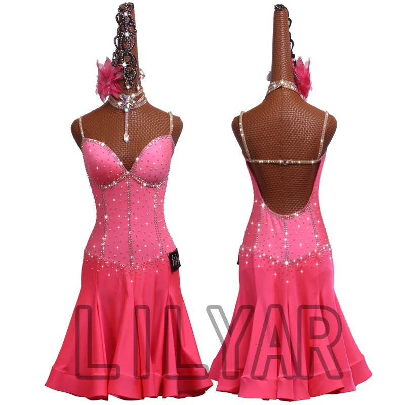 New Latin dance skirt competition skirt performance Skirt Adult custom