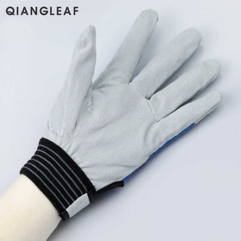 QIANGLEAF брендовые механические рабочие перчатки Flex Экстра сцепление унисекс Рабочая езда безопасность защитные садовые спортивные перчатки 508LS