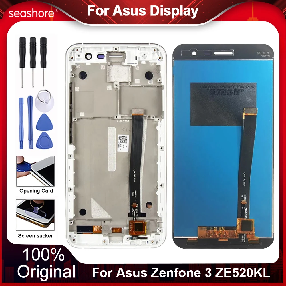 5 2 &quotОригинальный дисплей для Asus Zenfone 3 ZE520KL ЖК-дисплей сенсорный экран дигитайзер