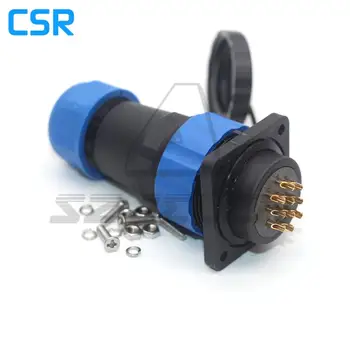 

SD28 2 3 4 5 6 7 9 10 12 16 19 22 24 26 Pins waterproof connector female plug and male socket IP68 CE SGS ROHS