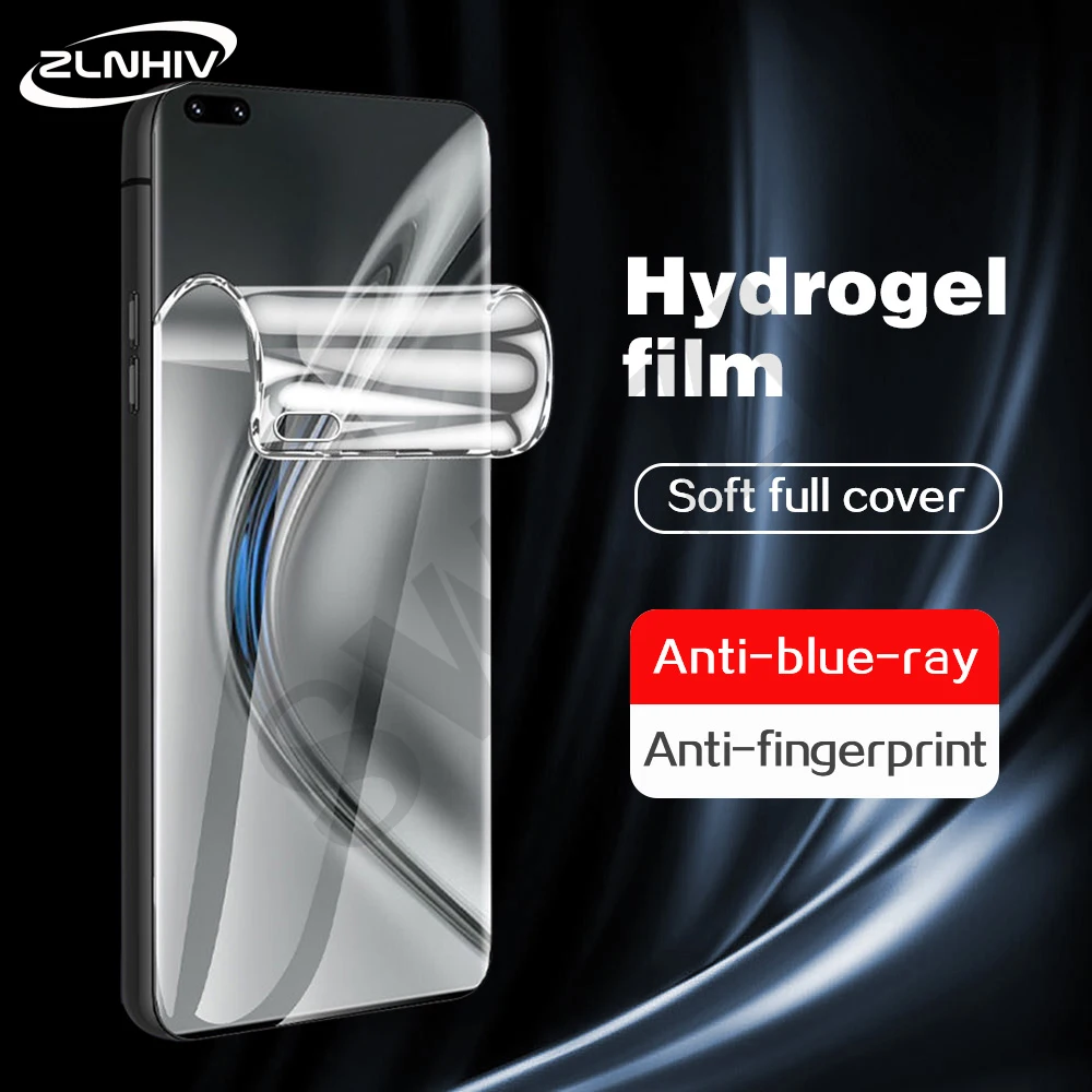 

ZLNHIV soft full cover for Honor 50 SE Pro hydrogel film phone screen protector Anti Blue Light protective film