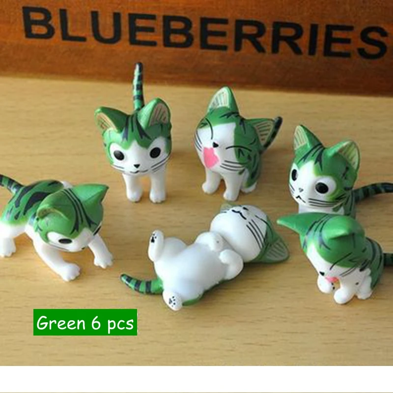 6 шт./компл. LPS cat mini Chi's Sweet toys. Мини котенок Украшения детский подарок|Аксессуары