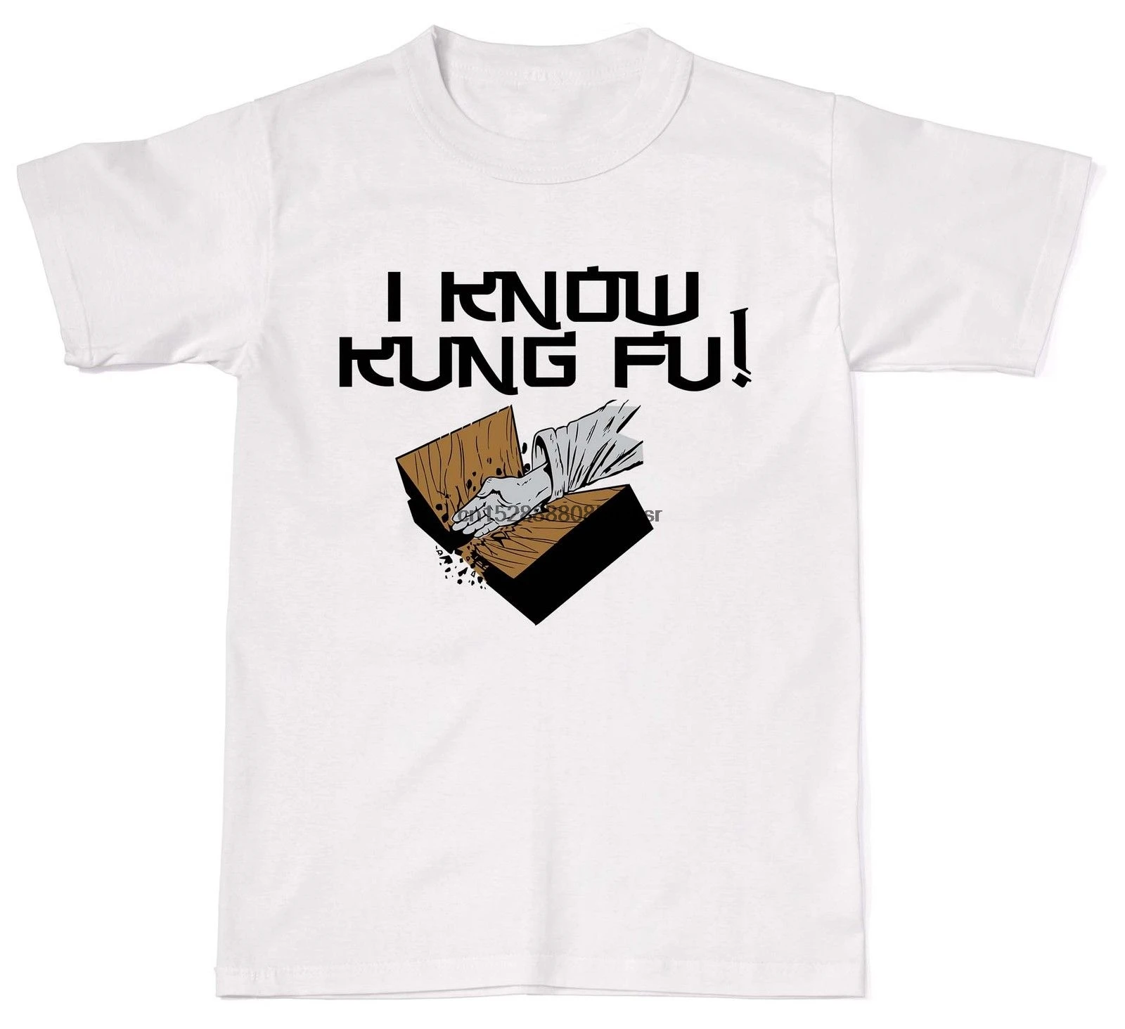 2019 новая горячая распродажа мужская футболка I Know Kung Fu Martials смешная Боевая