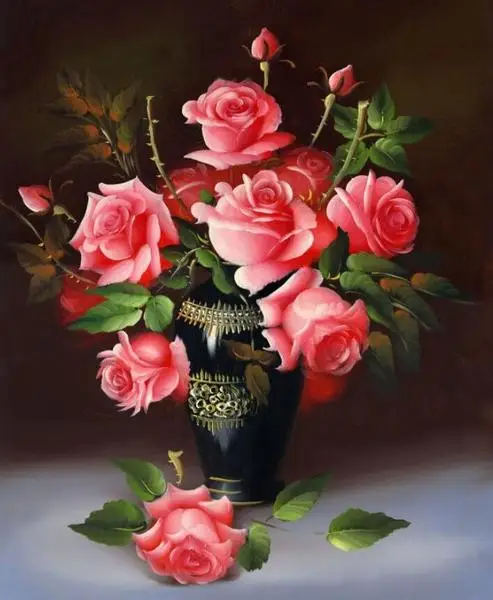 

Diamond Painting Barbed Rose Full Square Drill Hand-stitched Painting Home Decoration Gift
