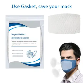 

10-200 pcs Mask Gasket Disposable Face Masks Replacement Filtering Pad Breathable Mask Respiring Mat for all kinds of Masks