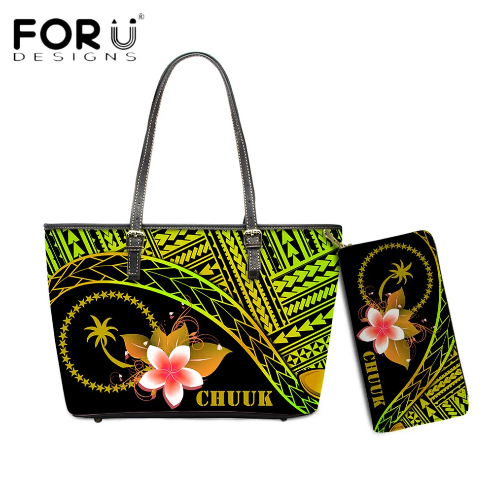 FORUDESIGNS-Bolso de hombro con estampado de flores para Mujer, bandolera de lujo, Estilo Vintage
