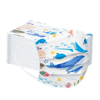 

#50pcs a Box Disposable Nonwoven 3 Layer Ply Filter safe Activated Carbon Filter Replaceable For child Mouth Health Care