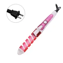 Профессиональные бигуди для волос спиральные щипцы для завивки быстрый нагрев Электрический стайлер для укладки волос Инструмент F42B