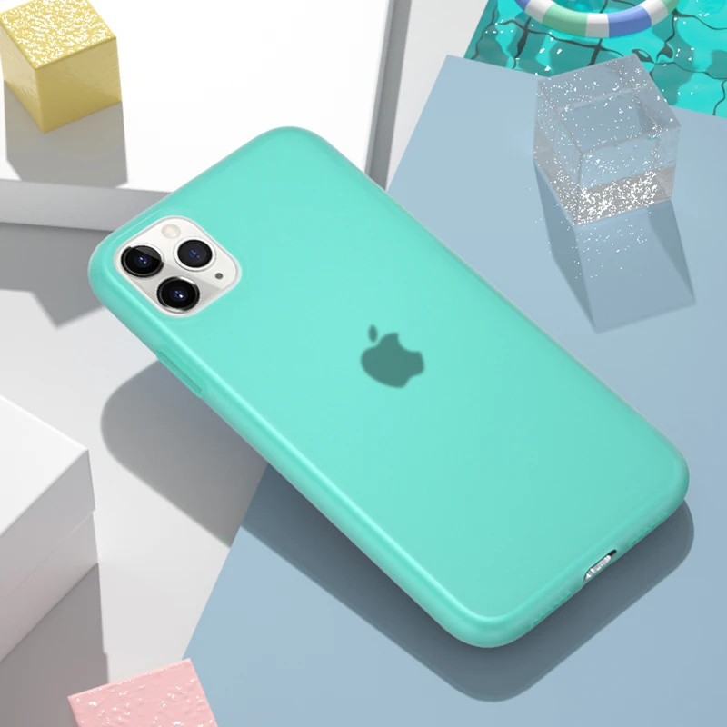 ZLNHIV чехол для iphone 11 pro max funda чехол для iphone x xr xs max Роскошный чехол 6 6s 7 8 plus ctui carcasa fundas аксессуары - Цвет: light green