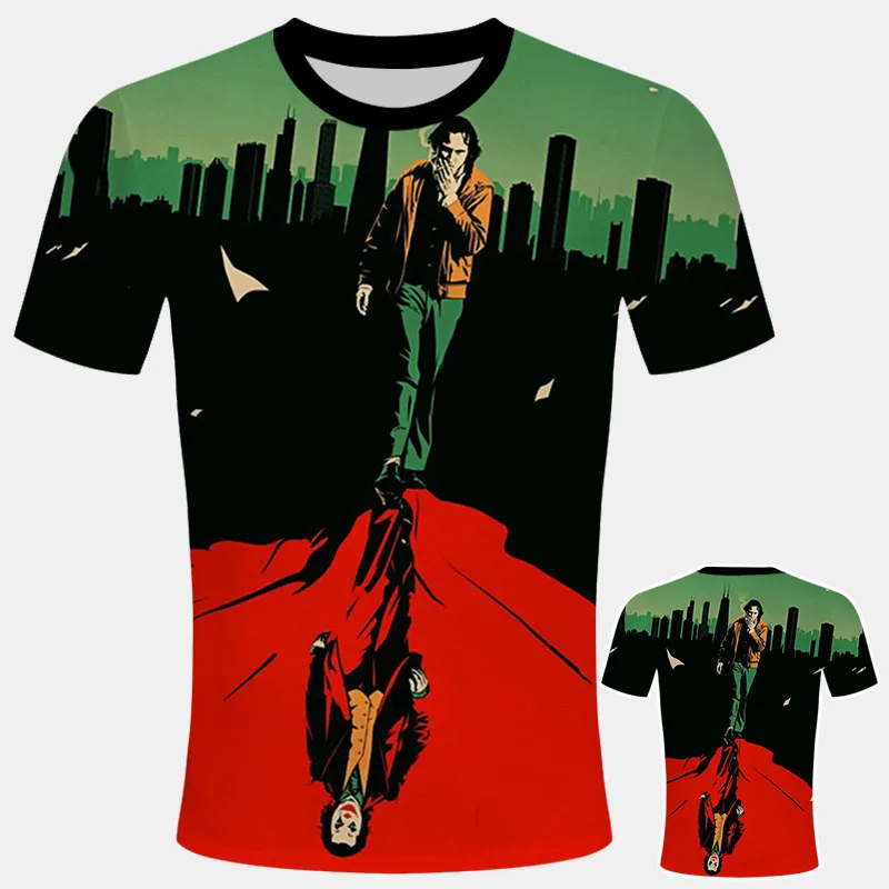 Joker, Joaquin, Феникс, забавная футболка с клоуном, летняя Новинка, белая Повседневная футболка для мужчин, унисекс, уличная футболка, костюм Джокера - Цвет: TX-5605