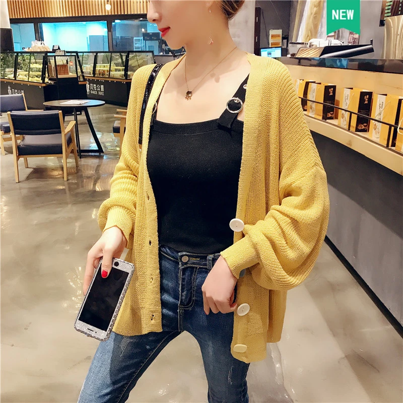 

11796 Actual photo of the new summer ice cardigan in the Korean version of 2019 tx42