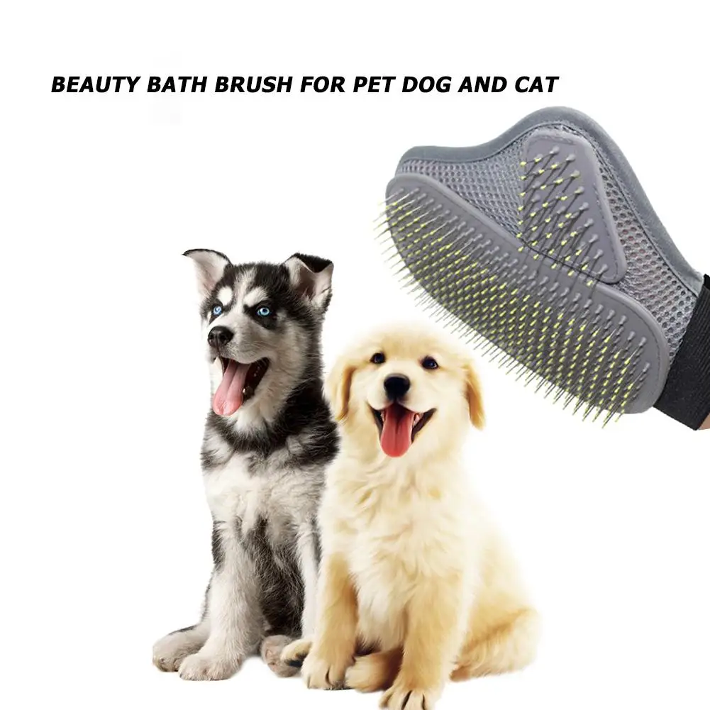 Pet Grooming Glove Hair Removal Brush Cat Dog Fur Hair Deshedding Gentle Efficient Dog Combs Pet bathing Massage Products - Image 3