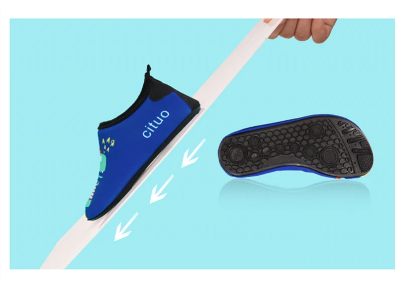 Kids Water Shoes Quick Drying Swim Pool Footwear Outdoor Barefoot Aqua Socks For Beach Home Floor Children Unicorn Slippers