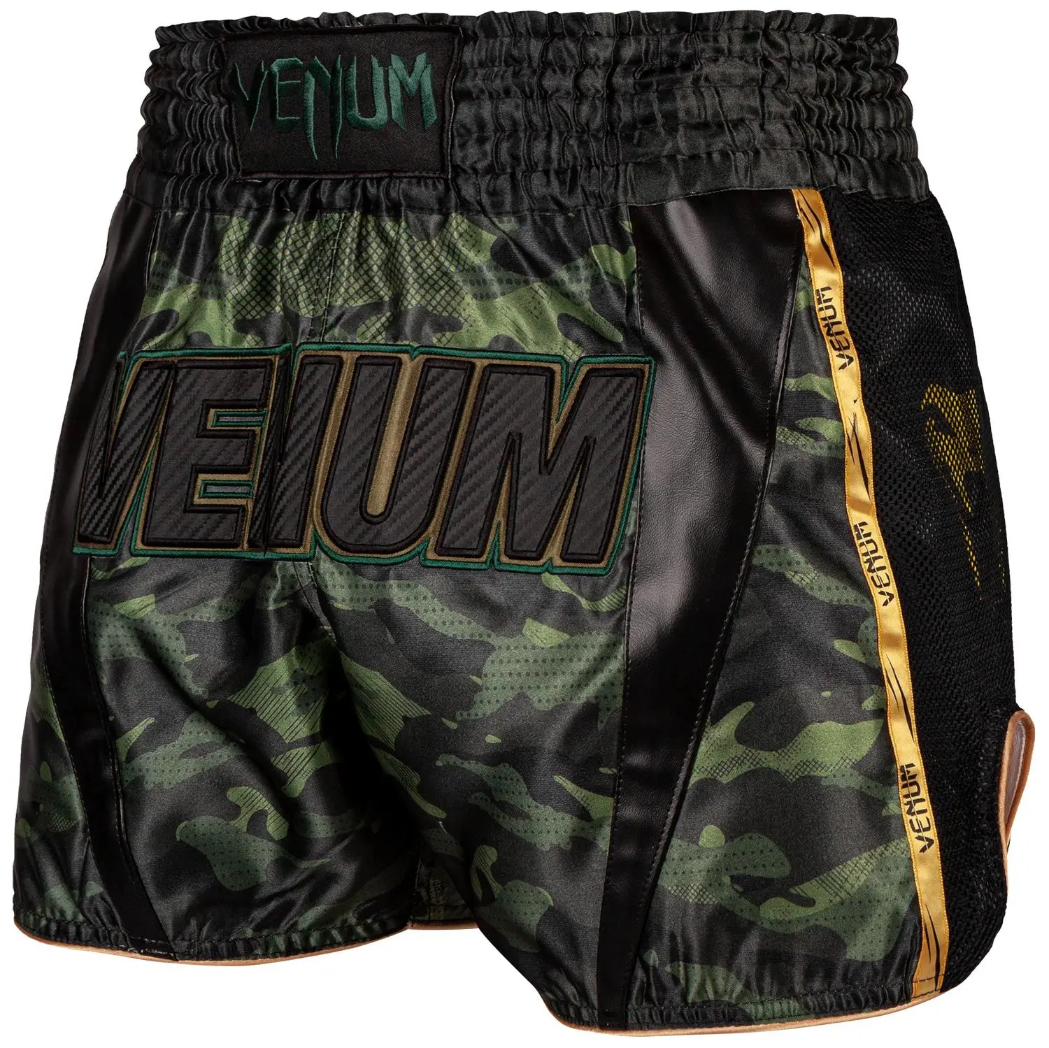 Pantalones cortos de los hombres Muay Thai Venum completa Cam Muay Thai Shorts bosque camo/Negro тренирочоные муайтай deportes MMA gimnasio| Pantalones de ejercicio| - AliExpress