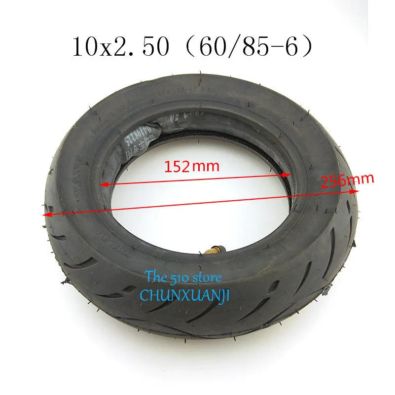 Носимые 10x2,50(60/85-6) 10x2,50 колеса электрический скутер балансировочный Ховерборд саморегулирующийся баланс шины 10 дюймов внутренняя камера колеса