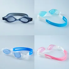 PC материал для мужчины и женщины силикагель зеркальный ремень очки для плавания Анти-туман водонепроницаемый высокой четкости взрослых большая рамка