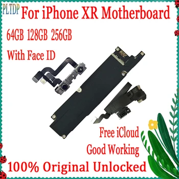 

Full Tested Mainboard For iPhone XR Motherboard with/without Face ID Free iCloud IOS system Logic Board 64GB 128GB 256GB