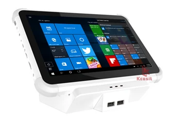 

Touch POS System Terminal Machine 10.1'' Touch Panel LCD Monitor Screen Windows 10 Tablet Small Customer Display Cash Register