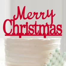 Украшения Акриловые Merry Топпер на Рождественский торт кекс стенд для рождественской вечеринки ation новейший