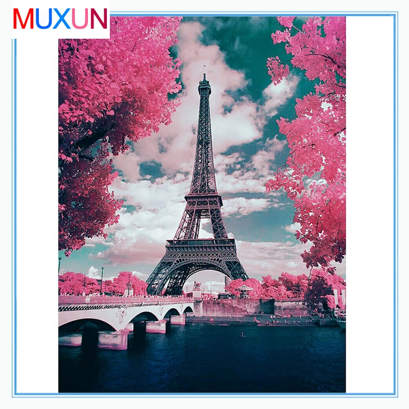 

ZOOYA Full Square / Round Drill 5D Diy Diamond Painting Tower Diamond Embroidery Cross Stitch 3D Mosaic Home Decor Gift Lx792