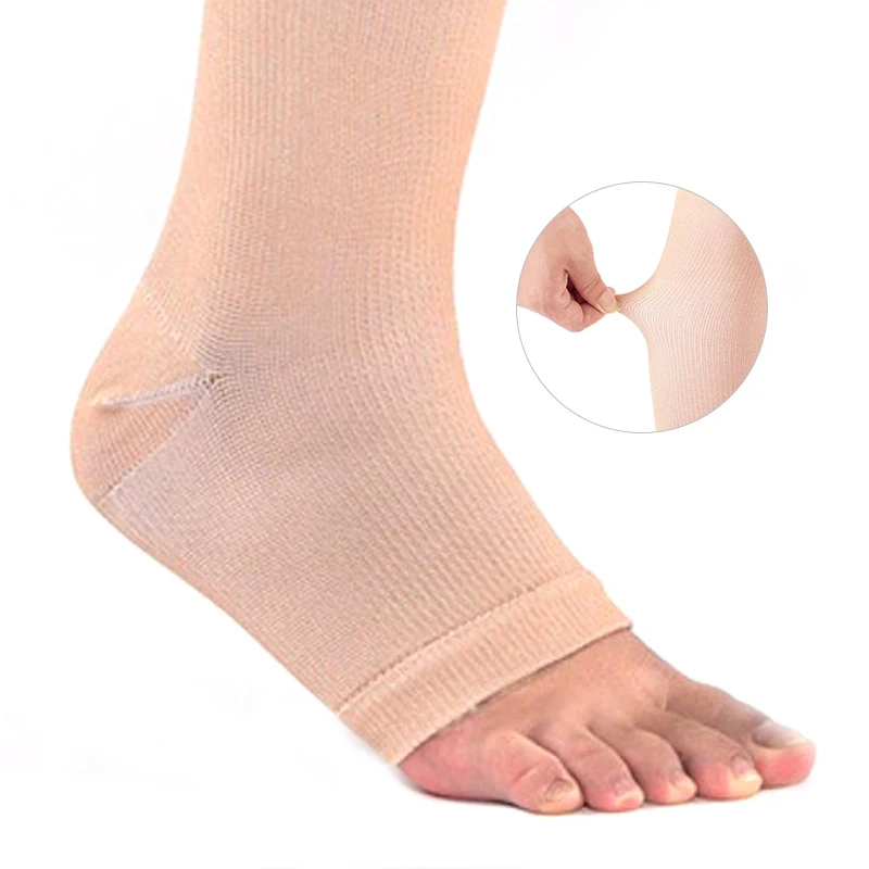 boxers and briefs New Open Toe Knee-high Compression Stockings Varicose Veins Stocking Unisex Compression Brace Wrap Shaping 18-21mm string bikini underwear cotton