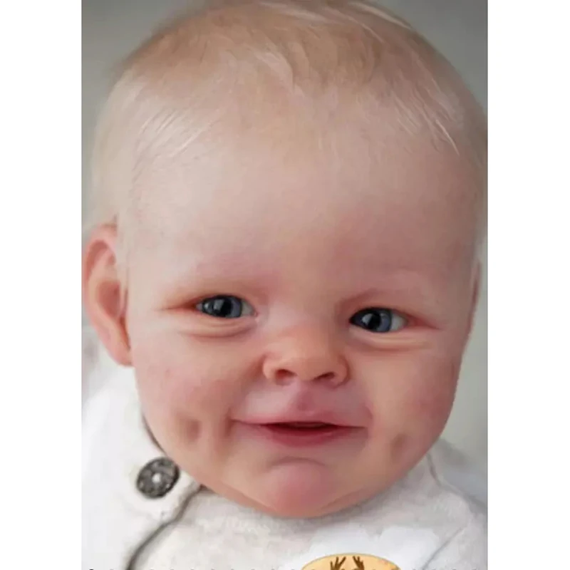 22inch Reborn Doll Kit Popular Shaya Sweet Face Soft Touch Unpainted Unfinished Doll Parts with Certificate Fresh Color Bebe Toy