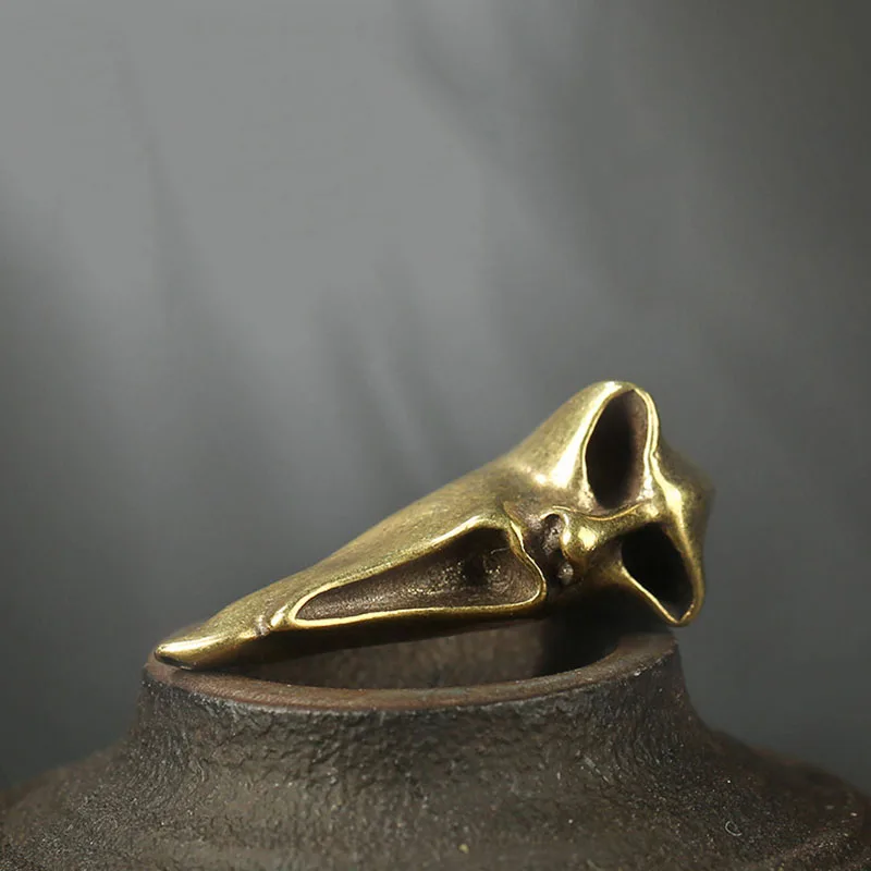 skull face pendant copper (7)