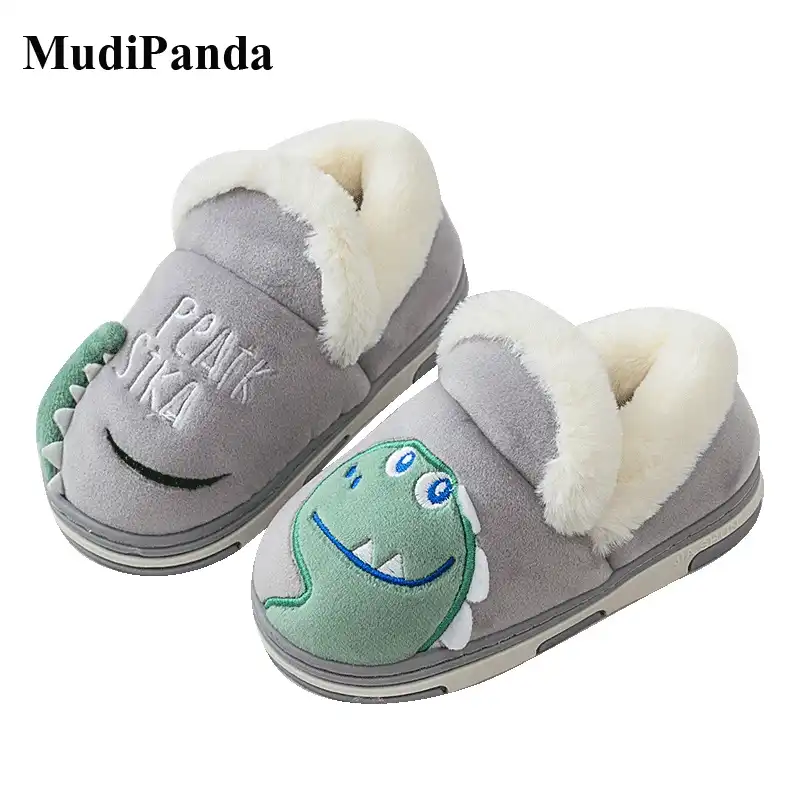 dinosaur baby slippers