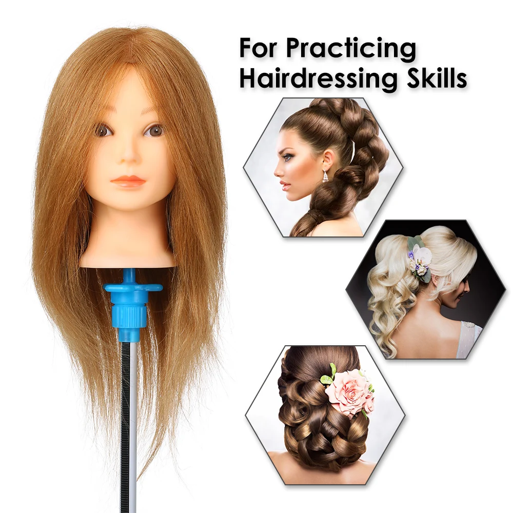 Salon Female Mannequin Head Practice Training Cosmetology Make Up Manikin Head