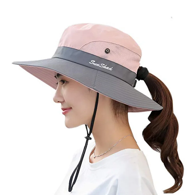 

New Arrival Unisex Summer Mesh Wide Brim Sun Hats Women Breathable Sunhat Outdoor UV Protection Top Bucket Hats Fishing Capes