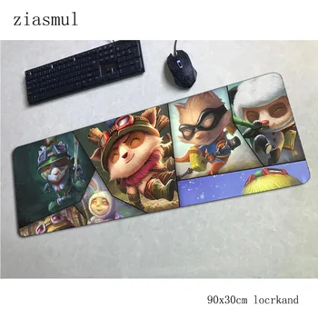 

teemo mouse pad 900x300x3mm mousepads esports best gaming mousepad gamer thick large personalized mouse pads keyboard pc pad