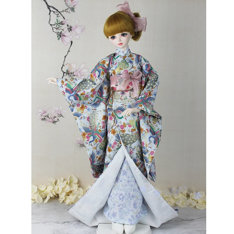BJD SD Одежда для кукол наряд платье-кимоно для 1/3/1/4 1/6 BJD кукла Косплэй костюм