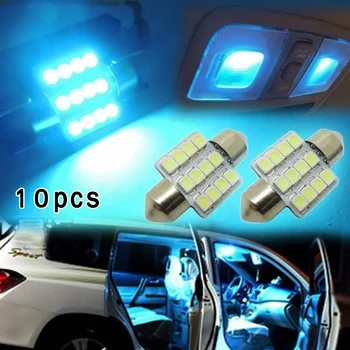 

12 SMD Dome lights LED 5050 Lamp Bulb 10pcs Set Replacement Accessories