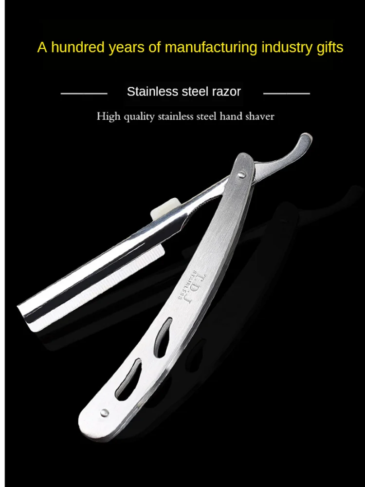 

Vintage Razor Manual Razor Shave Shaving Head Shaving Hair Eyebrow Knife Haircut Razor Knife Holder G0726