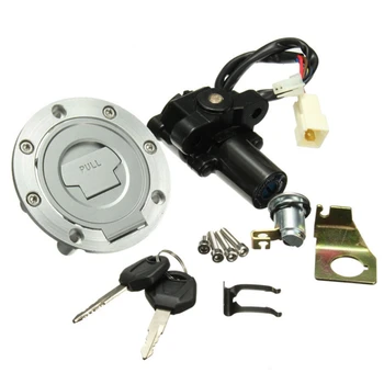 

for Yamaha YZF R1 R6 R6S FZ6 FJR1300 Ignition Switch Lock Fuel Gas Cap Key Set