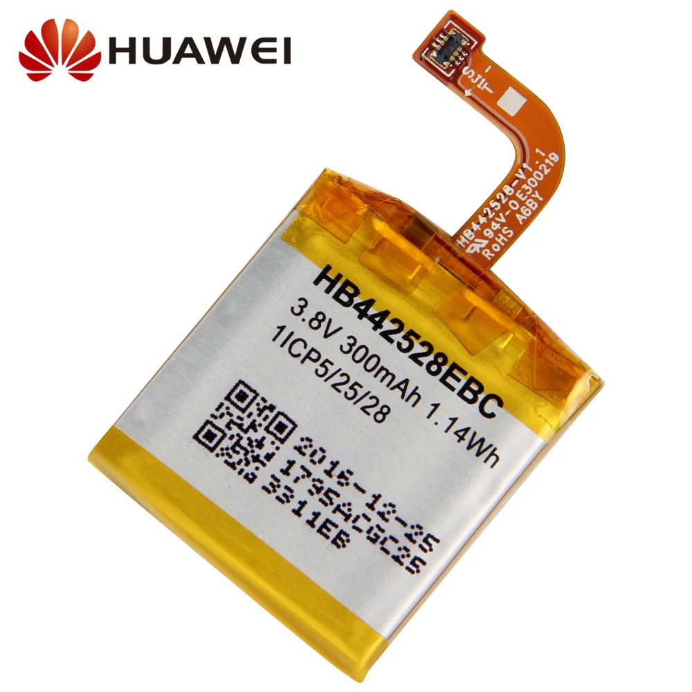 Оригинальный запасной аккумулятор Huawei HB442528EBC для Watch 1 300 мАч новый оригинальный