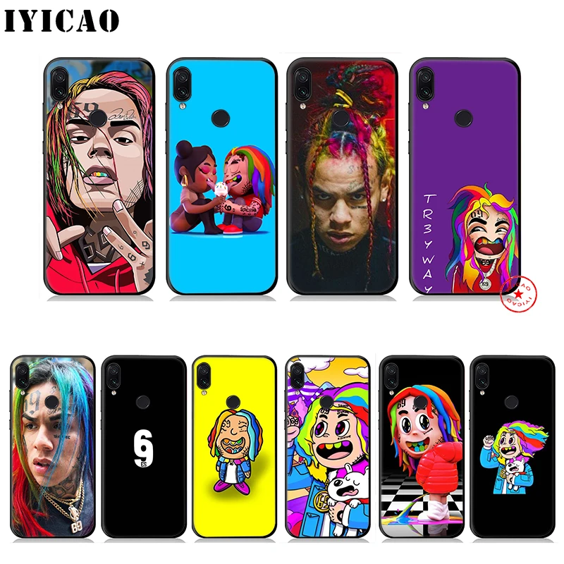 Мягкий чехол IYICAO 6ix9ine Tekashi69 для Redmi K20 8A 7A 7 6 Pro 6A 5 Plus 5A 4X 4A S2 Go силикон |