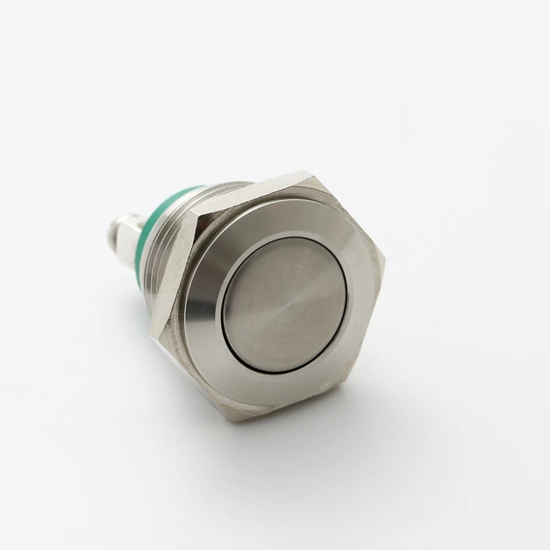 ELEWIND16mmstainlesssteelwaterproofIP65antivandalmomentarypush