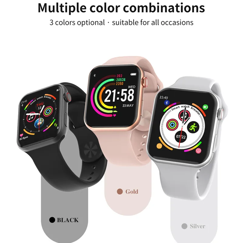 WFDRD Bluetooth Smart Watch Series F10 Heart Rate Bluetooth Call Fitness Tracker ECG Bracelet Smar Smartwatch