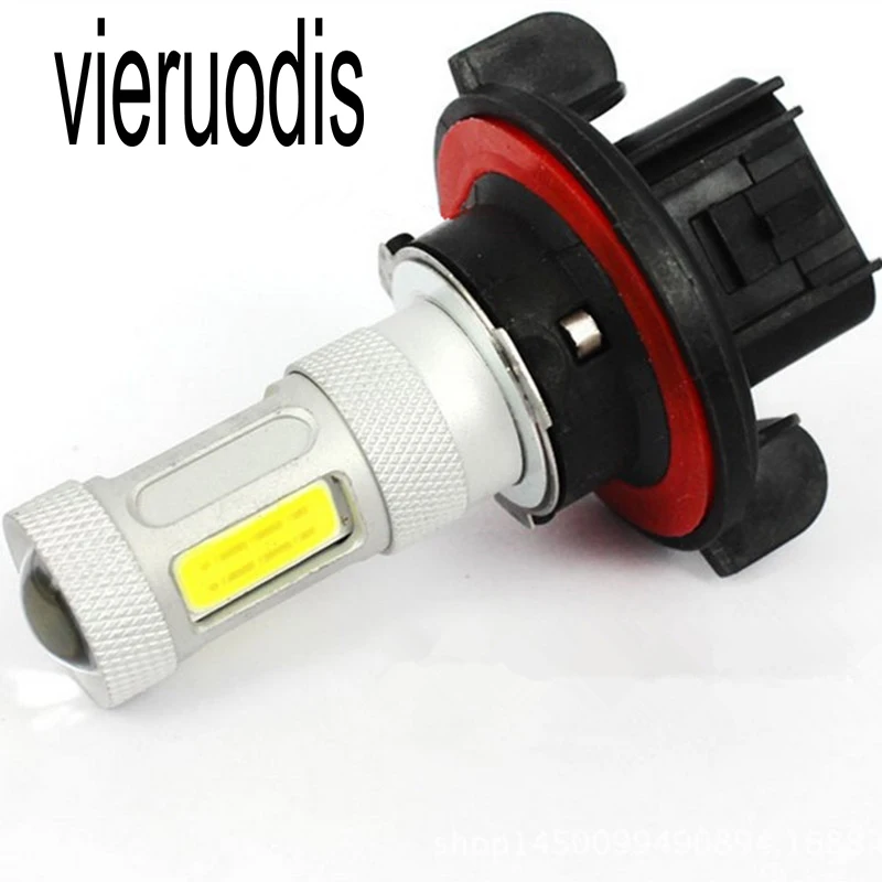 

2PCS H13 Car COB Fog Light 3+1 with Lens Non-polar Import Cob Lamp Beads White AC/DC12-24V