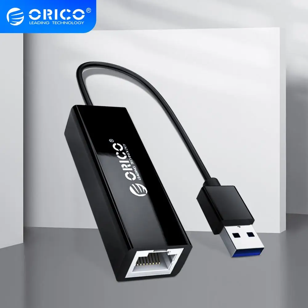 ORICO Gigabit Ethernet адаптер проводной USB к RJ45 USB2.0 USB3.0 lan сетевая карта 10/100/1000 Мбит/с для
