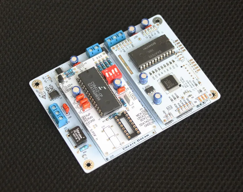TDA1540 Driver Board Supports 256FS 384Fs I2S Input