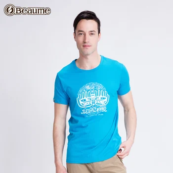 

Beaume Brand Men Camping Hiking T-Shirts Large Size Short Sleeve Round Neck t-Shirts Fashion Print FEA62141